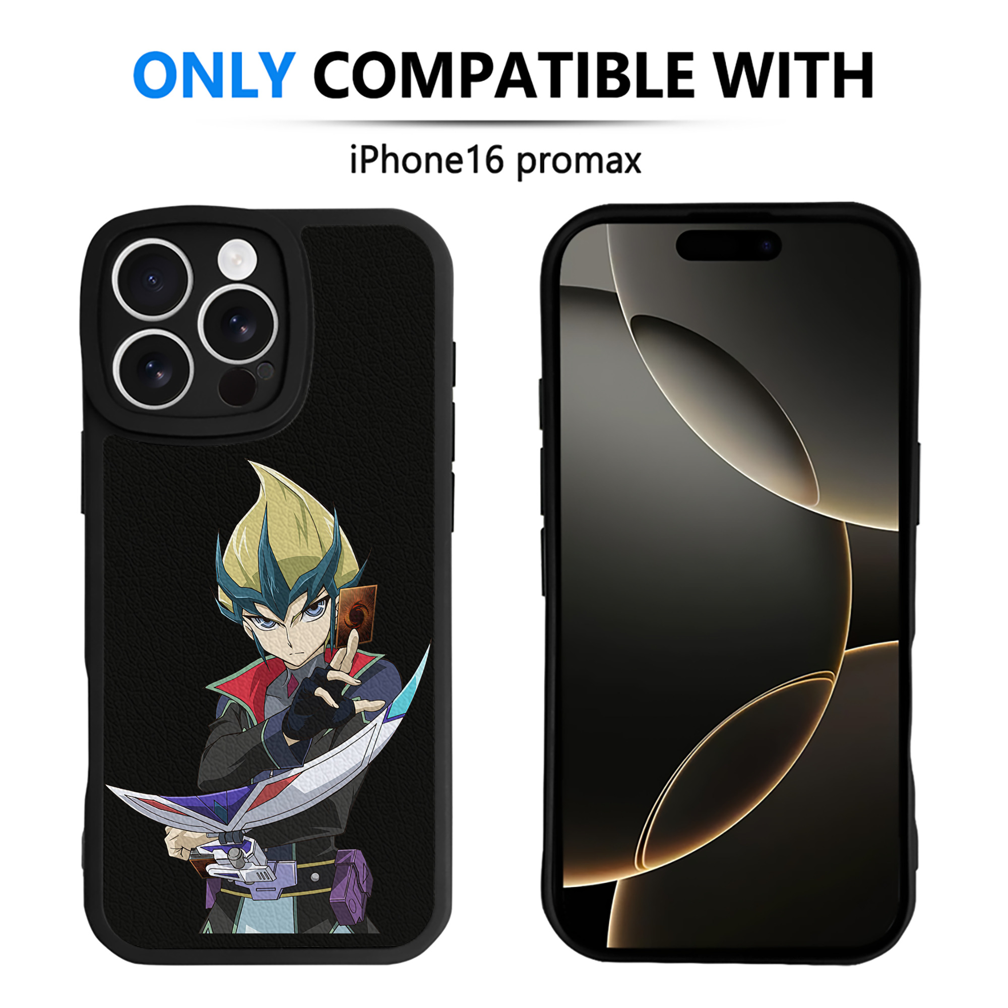 遊☆戯☆王 Yu-Gi-Oh! 【iPhone 16シリーズ対応】シリコンスマホケース（レザー調） 材質：シリコン